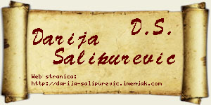 Darija Šalipurević vizit kartica